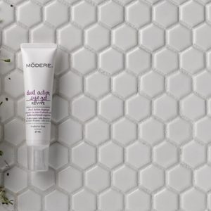 Dual Action Eye Gel protects delicate skin around the eyes while minimizing the appearance of dark circles, puffiness, & fine lines.