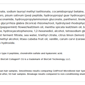 Modere-cellproof-microbond-shampoo-ingredients